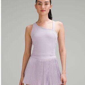 Lululemon Everlux Asymmetrical Tank Top One Shoulder Bra Top Size: 8